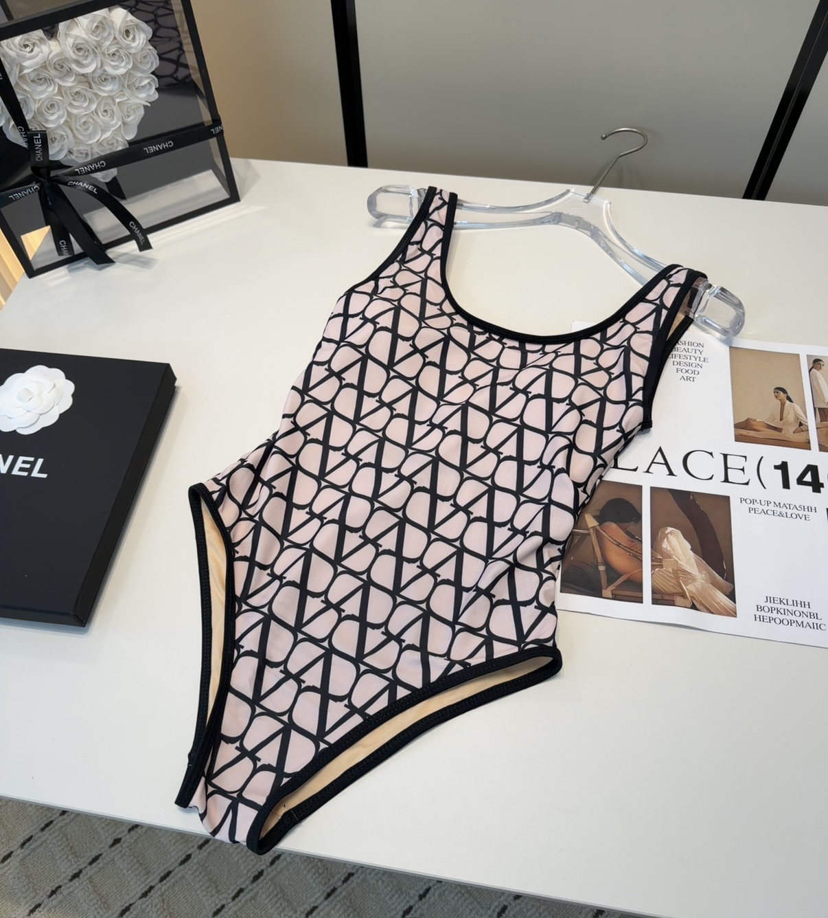 华伦天奴泳衣，上身显瘦而且好看！穿着很洋气😍SML