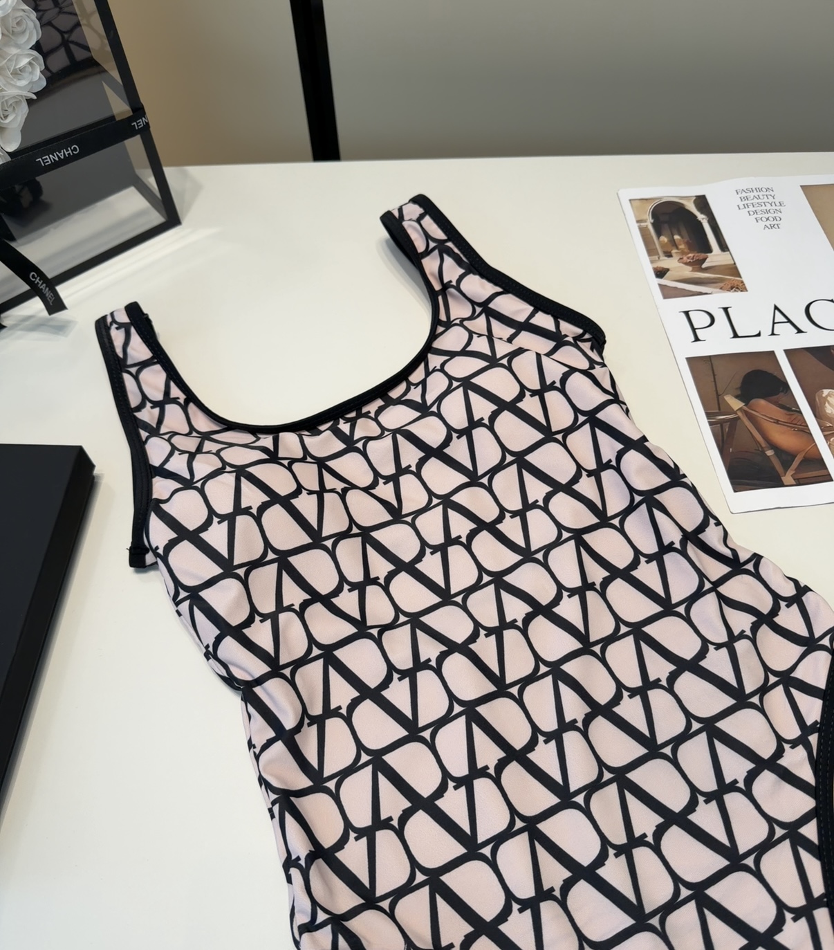 华伦天奴泳衣，上身显瘦而且好看！穿着很洋气😍SML