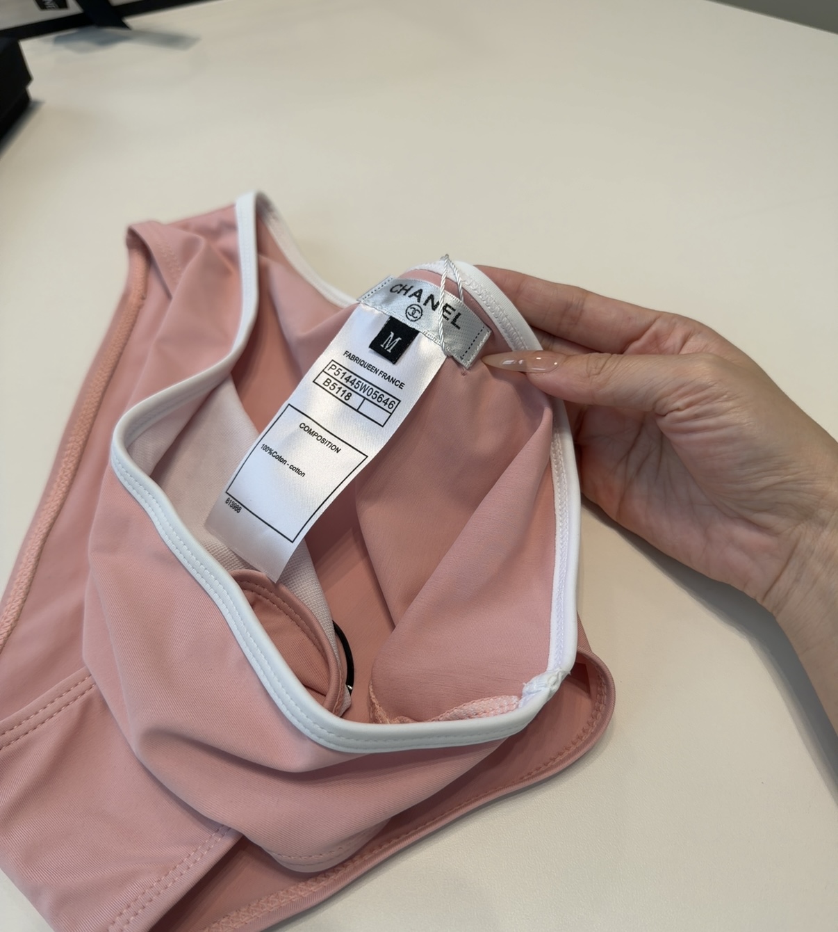 香奈儿泳衣，上身显瘦而且好看！穿着很洋气😍SML