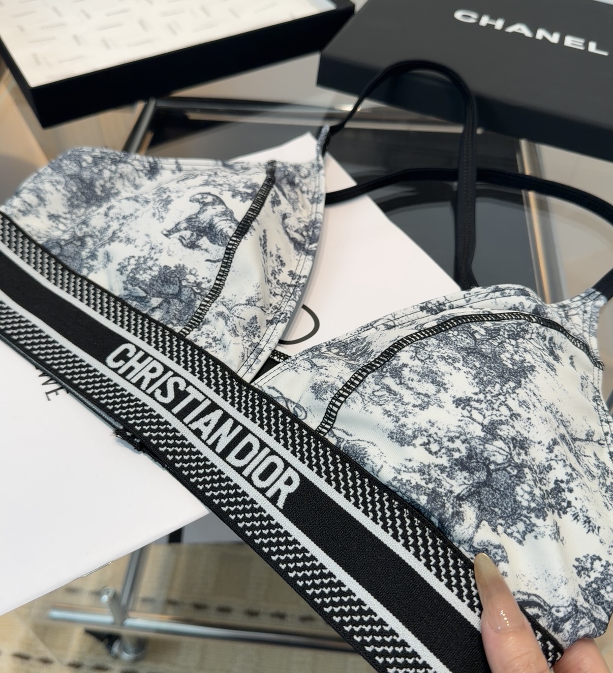 迪奥泳衣，上身显瘦而且好看！穿着很洋气😍SML