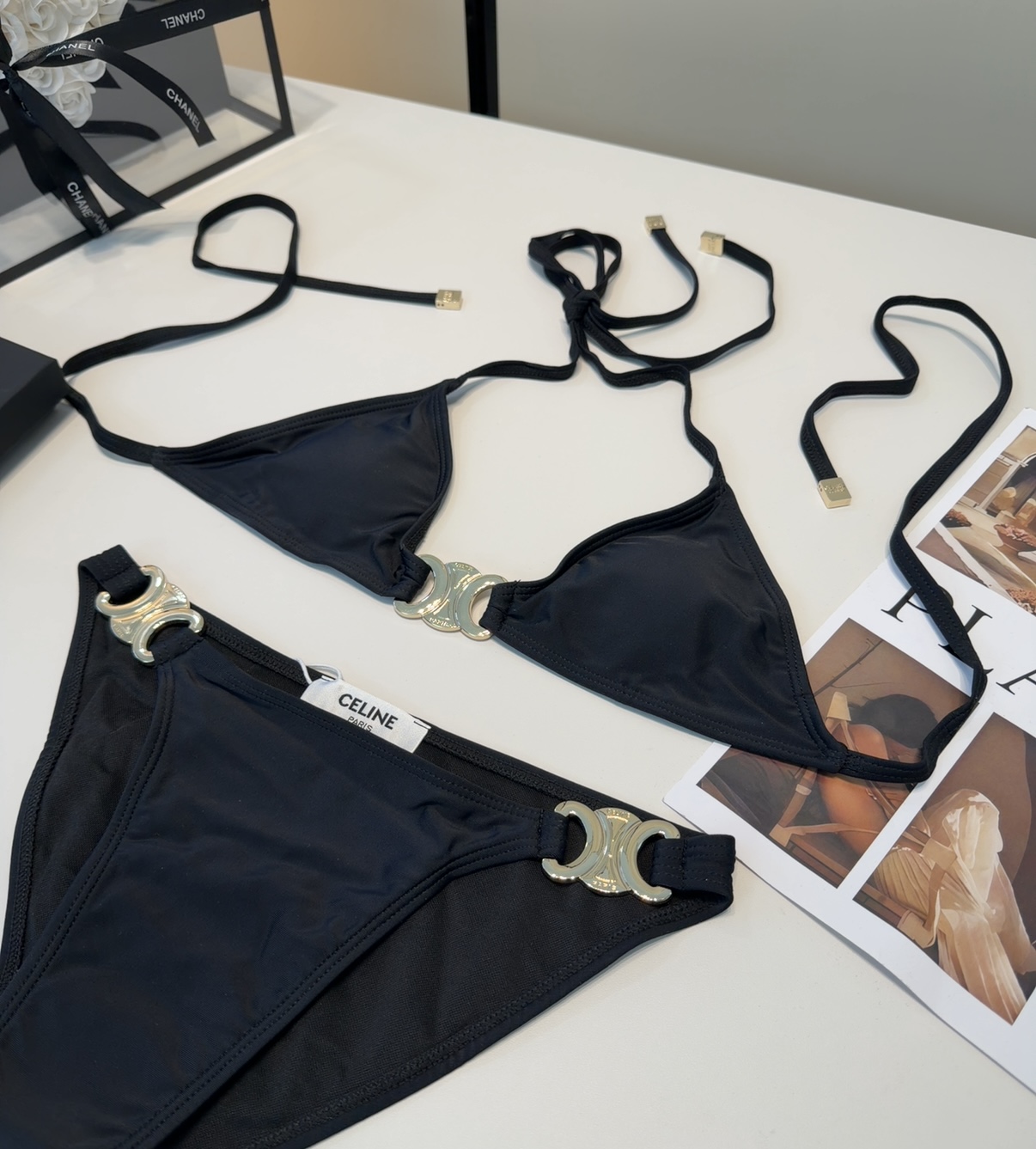 赛琳泳衣，上身显瘦而且好看！穿着很洋气😍SML