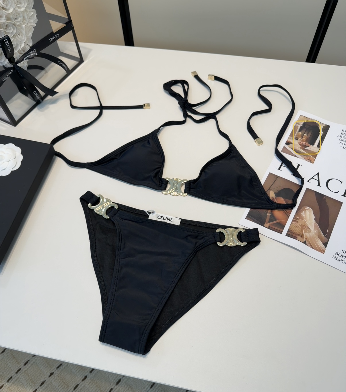 赛琳泳衣，上身显瘦而且好看！穿着很洋气😍SML