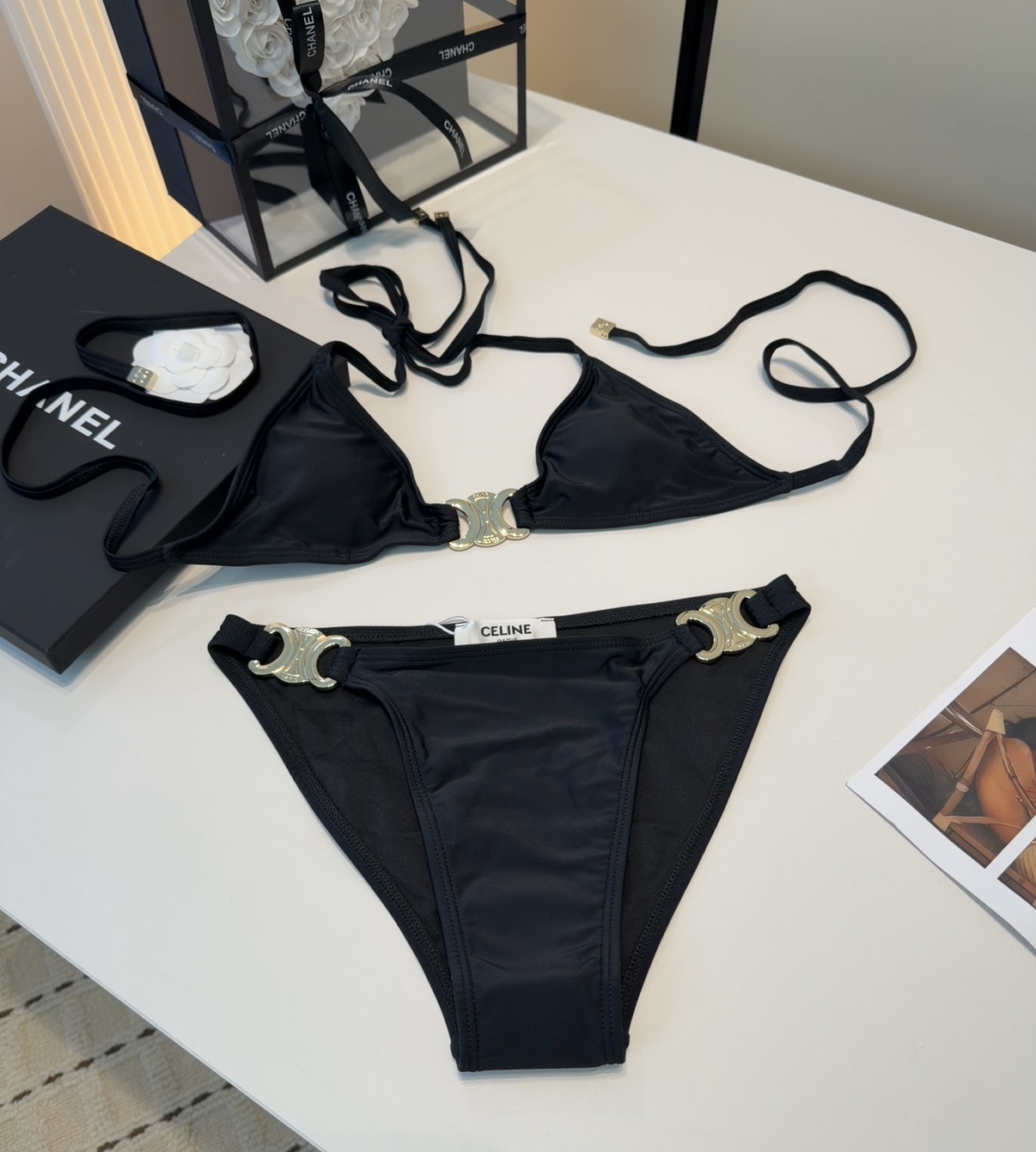 赛琳泳衣，上身显瘦而且好看！穿着很洋气😍SML