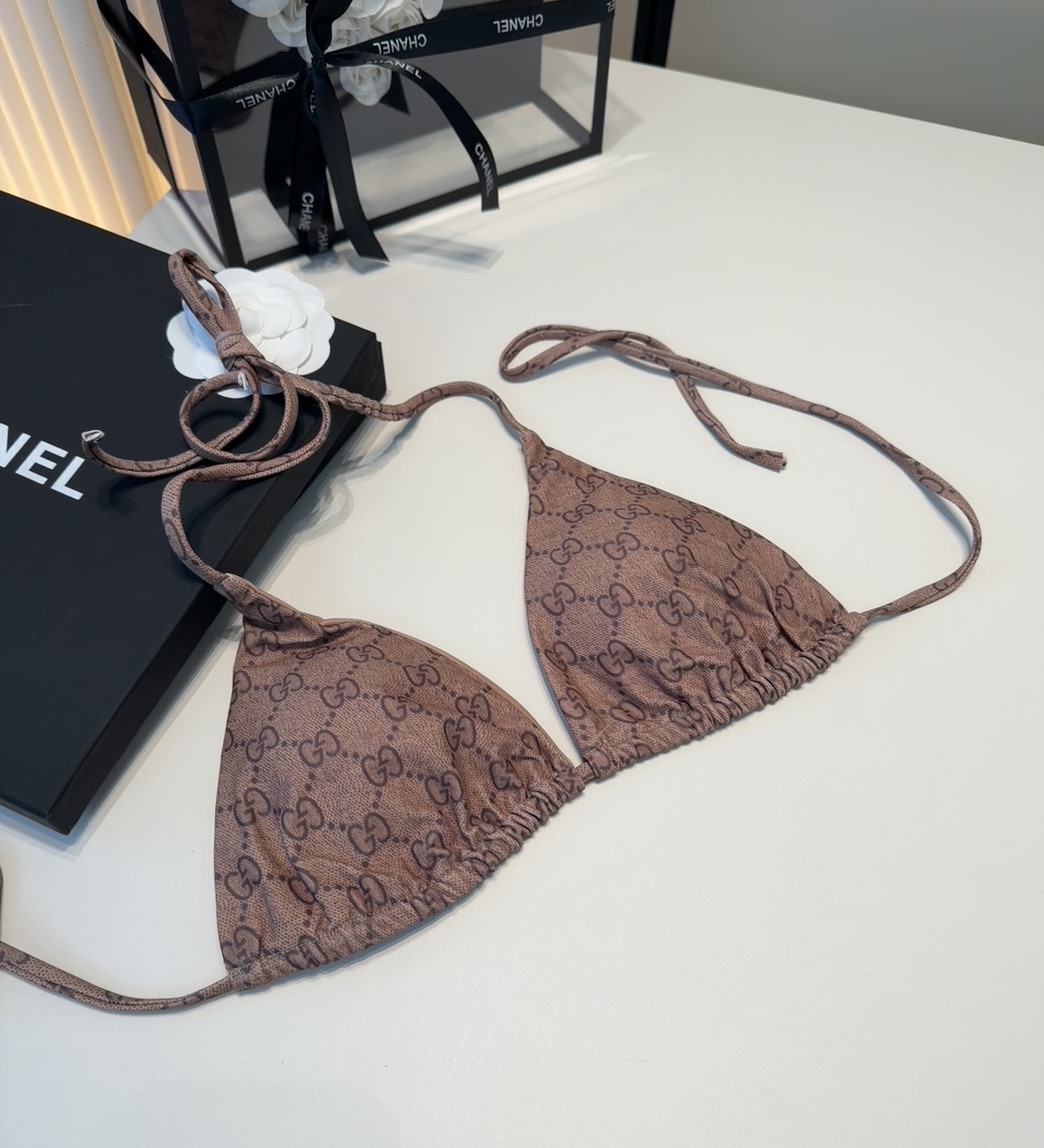 古奇泳衣，上身显瘦而且好看！穿着很洋气😍SML