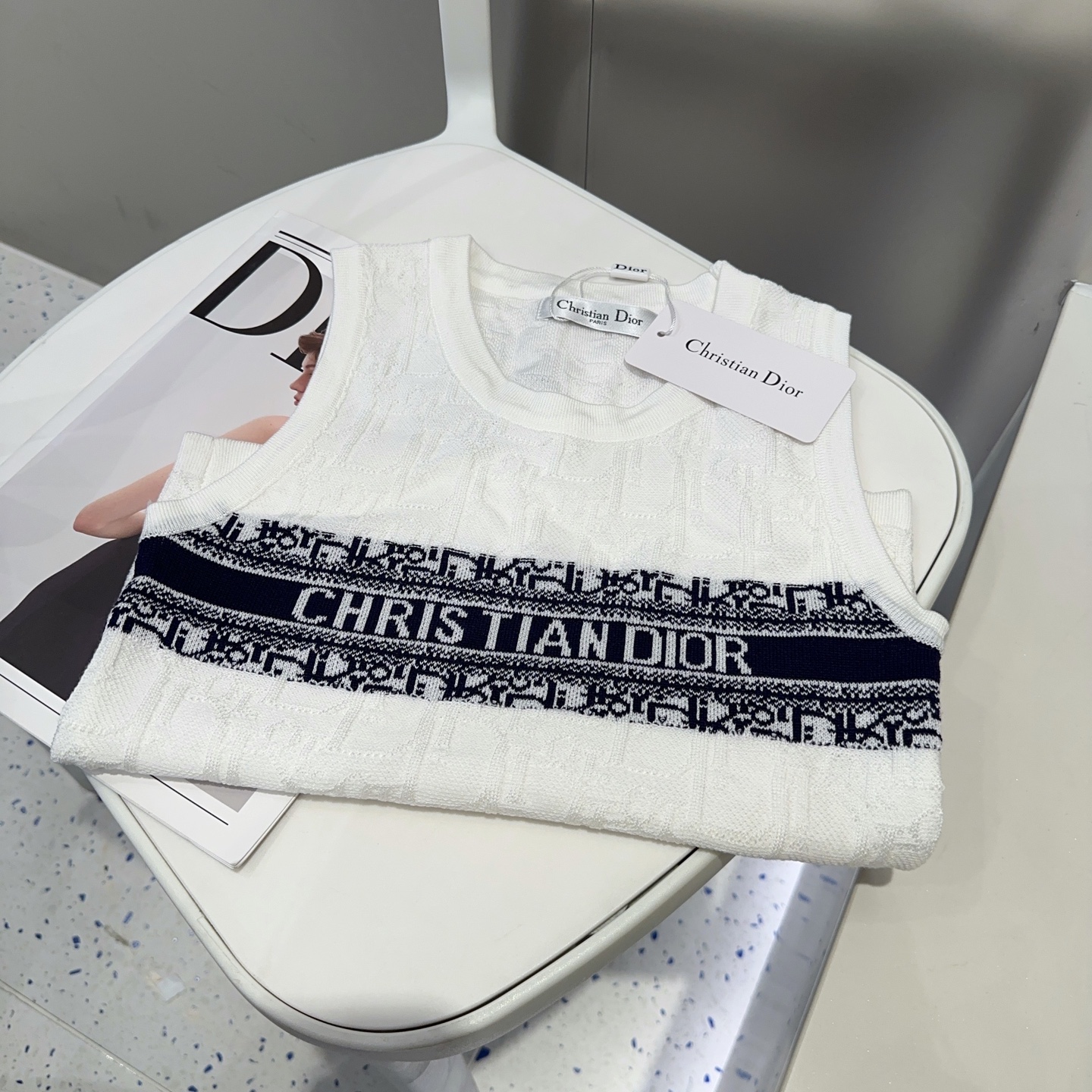 迪奥背心，搭外套单穿超🔥爆均码