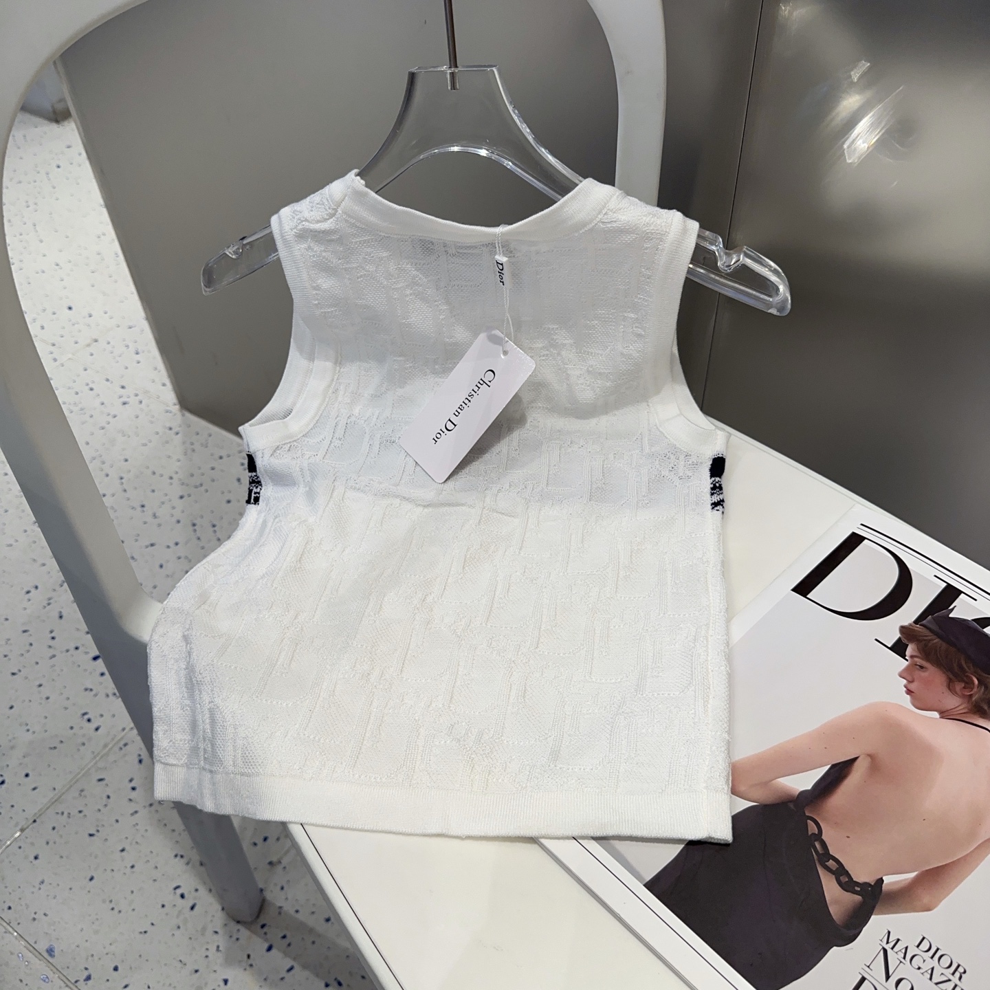 迪奥背心，搭外套单穿超🔥爆均码