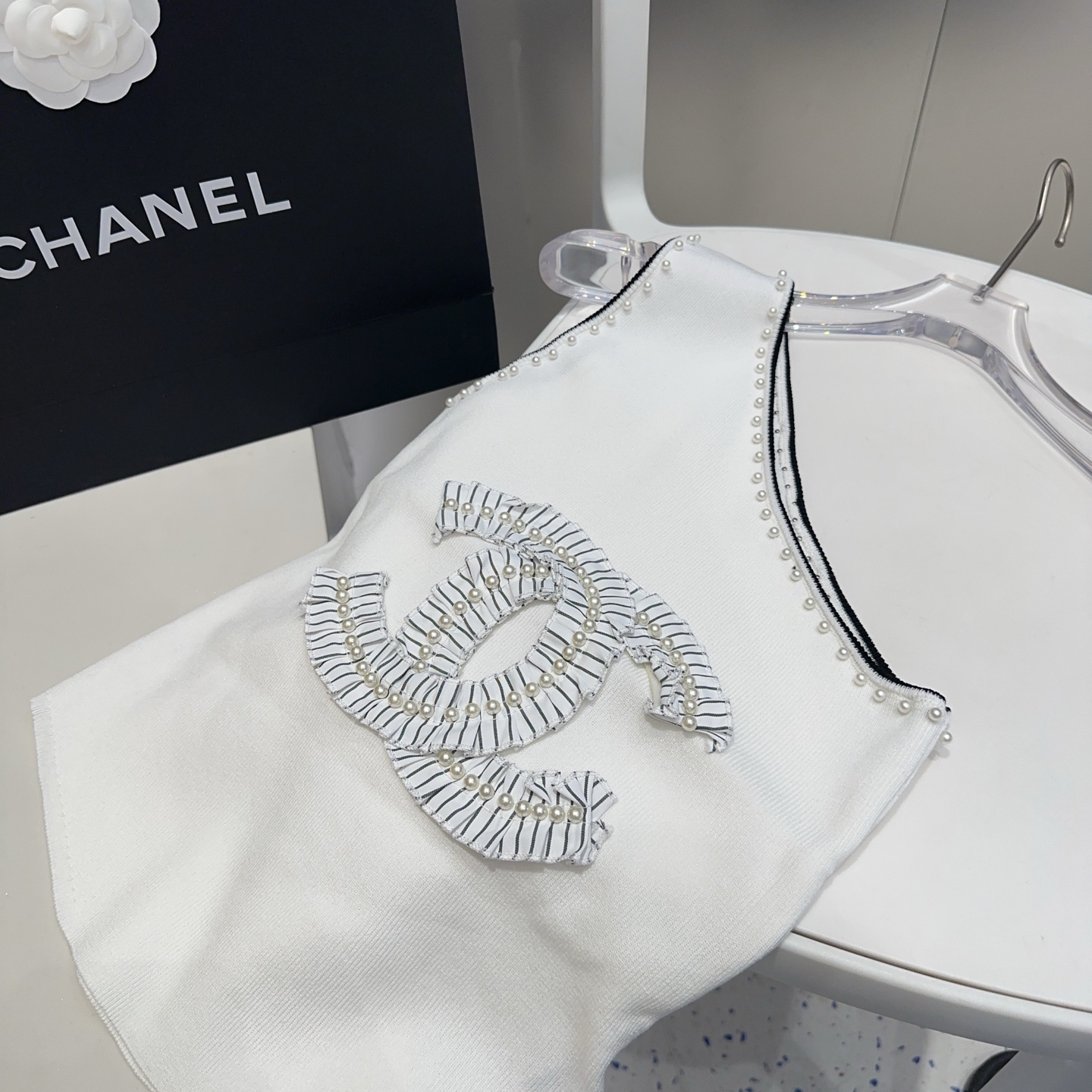 香奈儿小背心，搭外套单穿超🔥爆均码