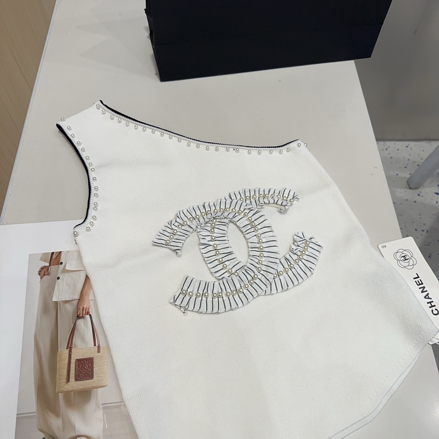 香奈儿小背心，搭外套单穿超🔥爆均码