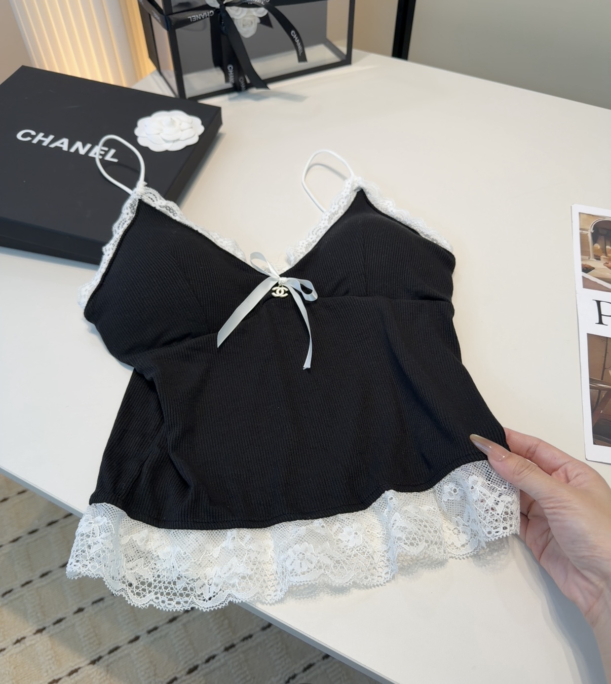 香奈儿背心，搭外套单穿超🔥爆均码