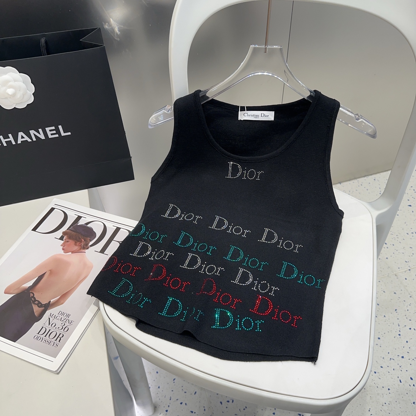 迪奥背心，搭外套单穿超🔥爆均码