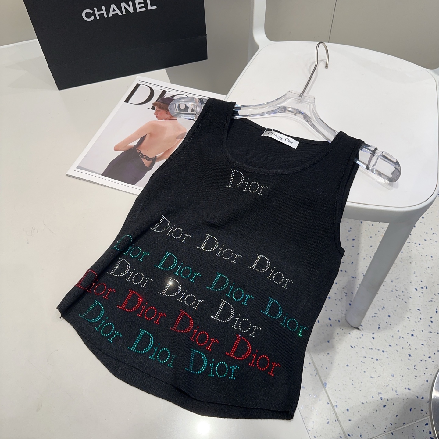 迪奥背心，搭外套单穿超🔥爆均码