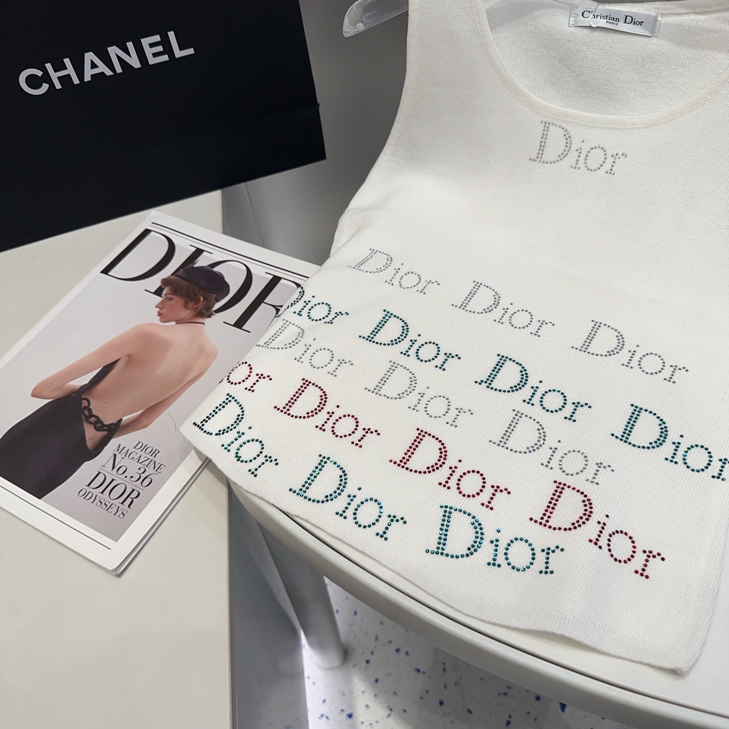 迪奥背心，搭外套单穿超🔥爆均码