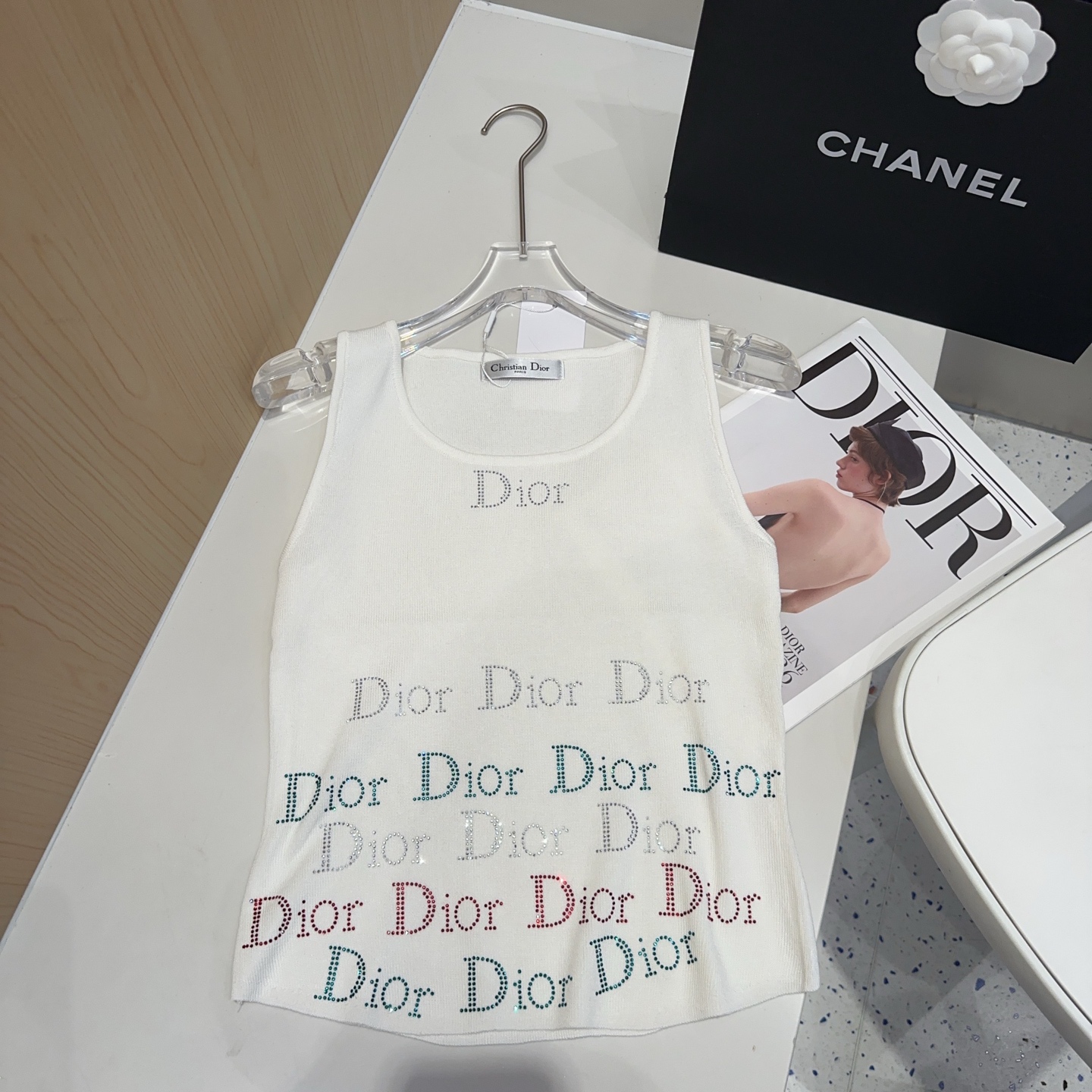 迪奥背心，搭外套单穿超🔥爆均码