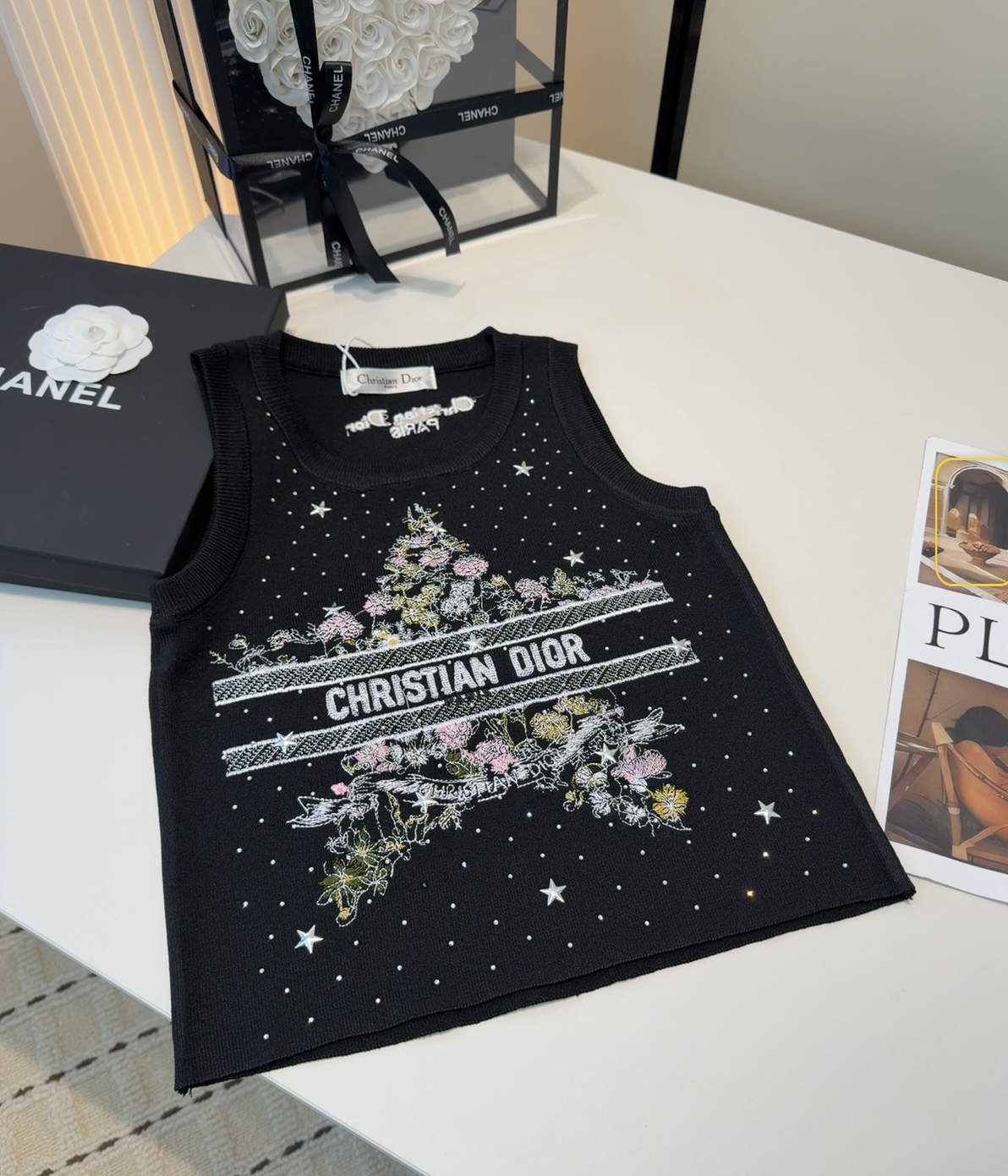 迪奥背心，搭外套单穿超🔥爆均码