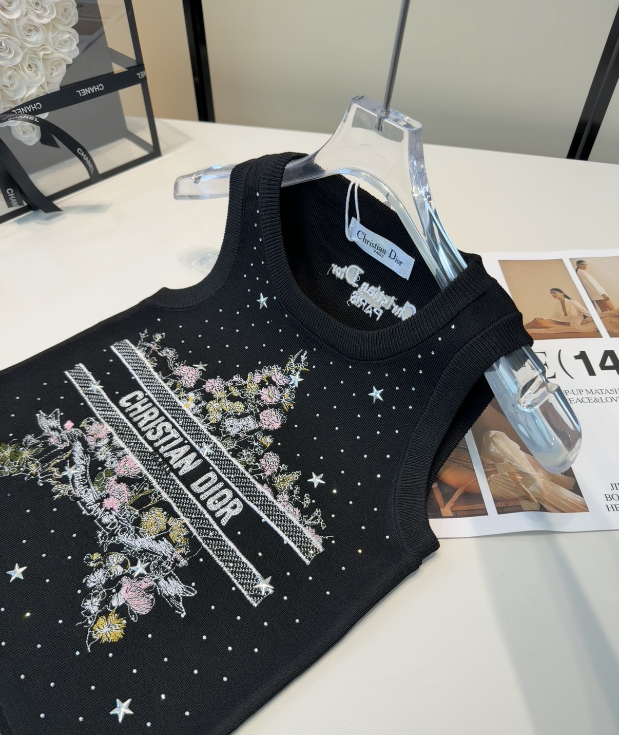 迪奥背心，搭外套单穿超🔥爆均码