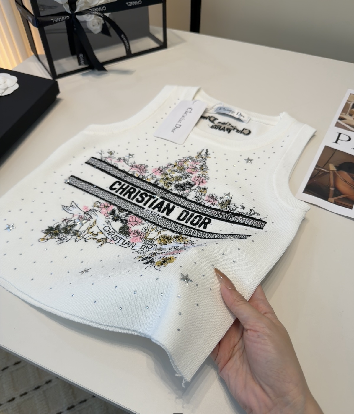 迪奥背心，搭外套单穿超🔥爆均码