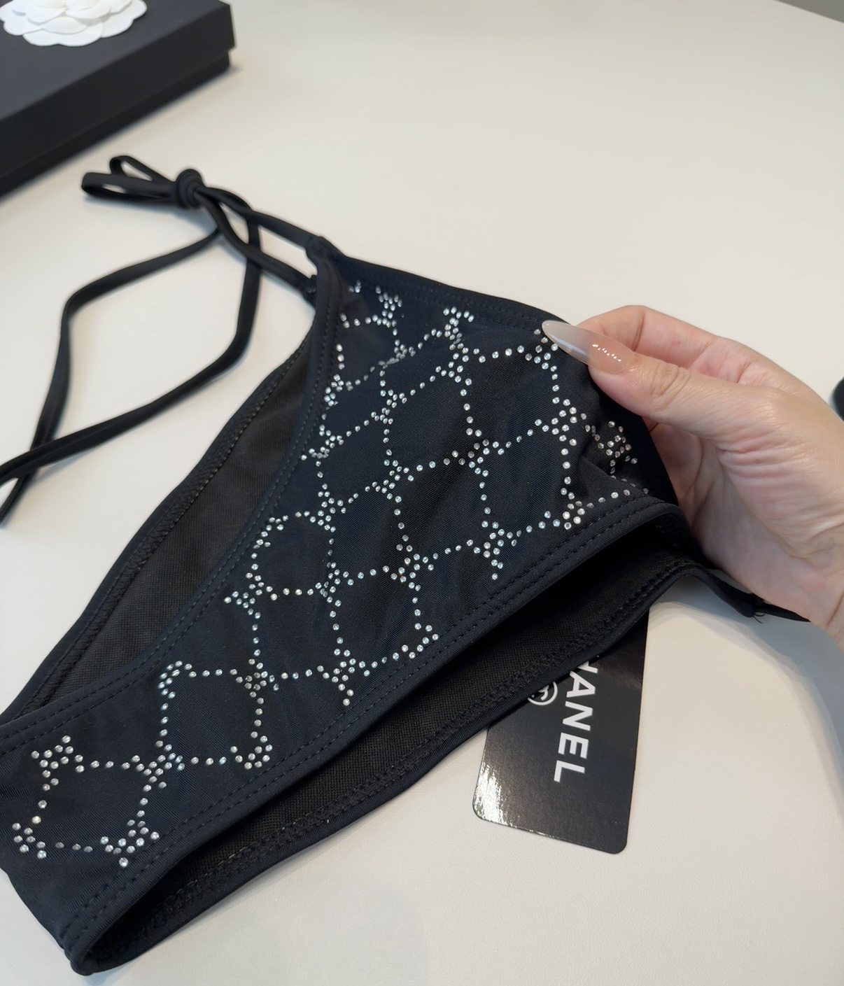 香奈儿泳衣，上身显瘦而且好看！穿着很洋气😍SML