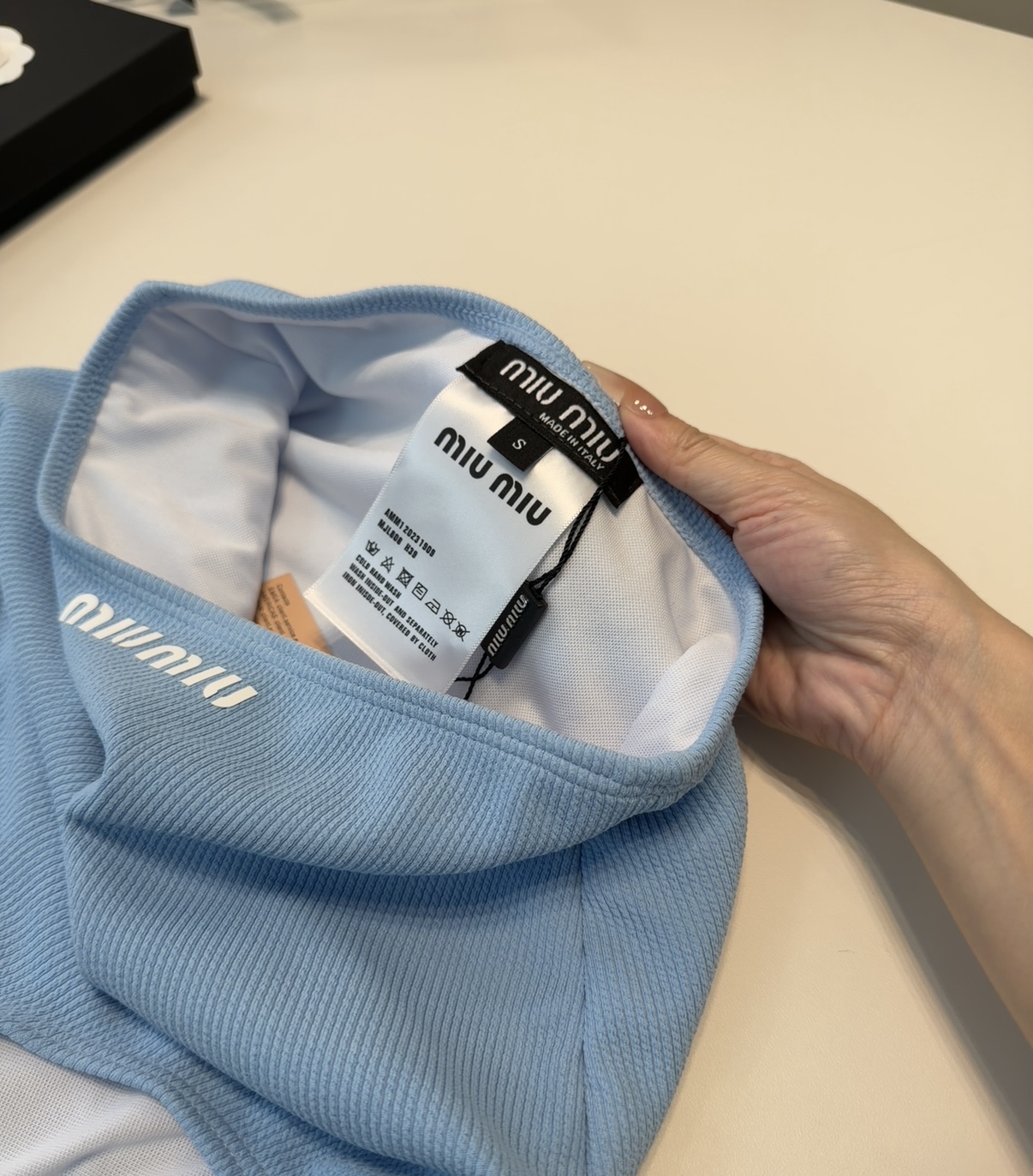 Miumiu泳衣，上身显瘦而且好看！穿着很洋气😍SML