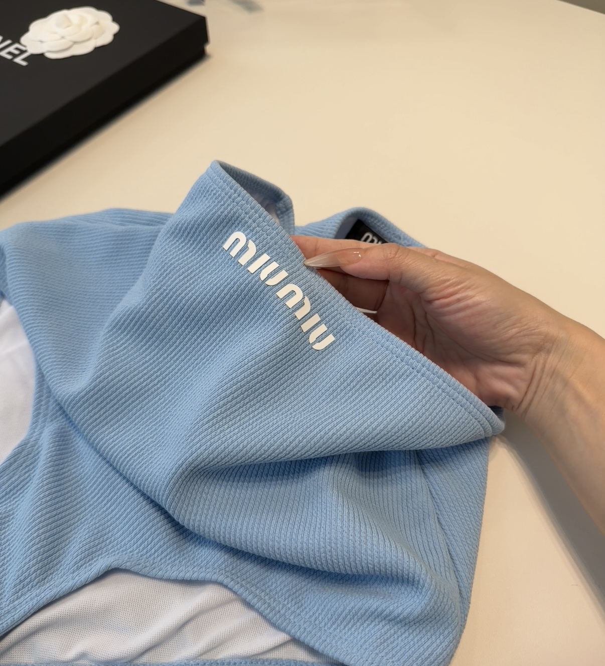 Miumiu泳衣，上身显瘦而且好看！穿着很洋气😍SML