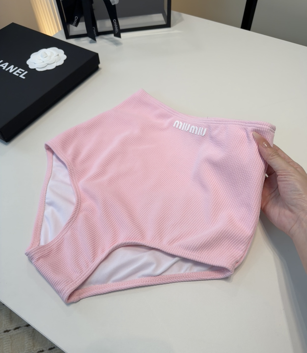 Miumiu泳衣，上身显瘦而且好看！穿着很洋气😍SML