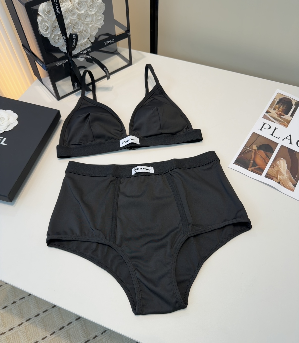 Miumiu泳衣，上身显瘦而且好看！穿着很洋气😍SML