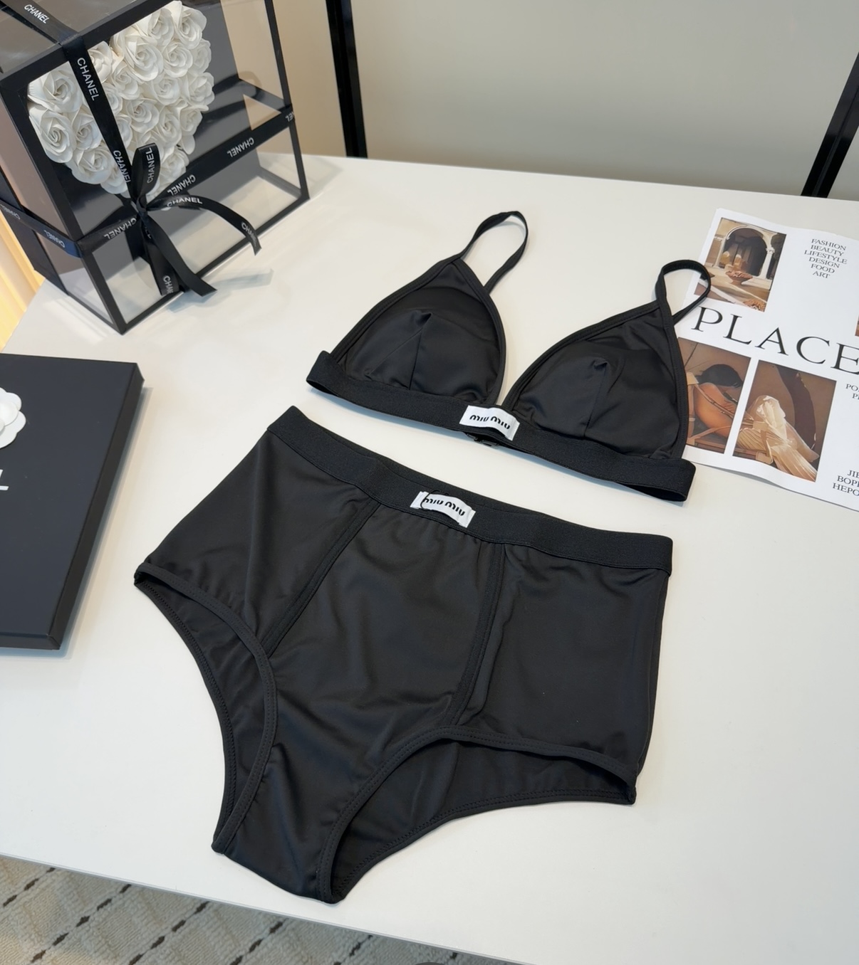 Miumiu泳衣，上身显瘦而且好看！穿着很洋气😍SML