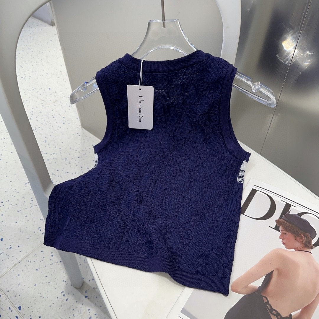 迪奥背心，搭外套单穿超🔥爆均码