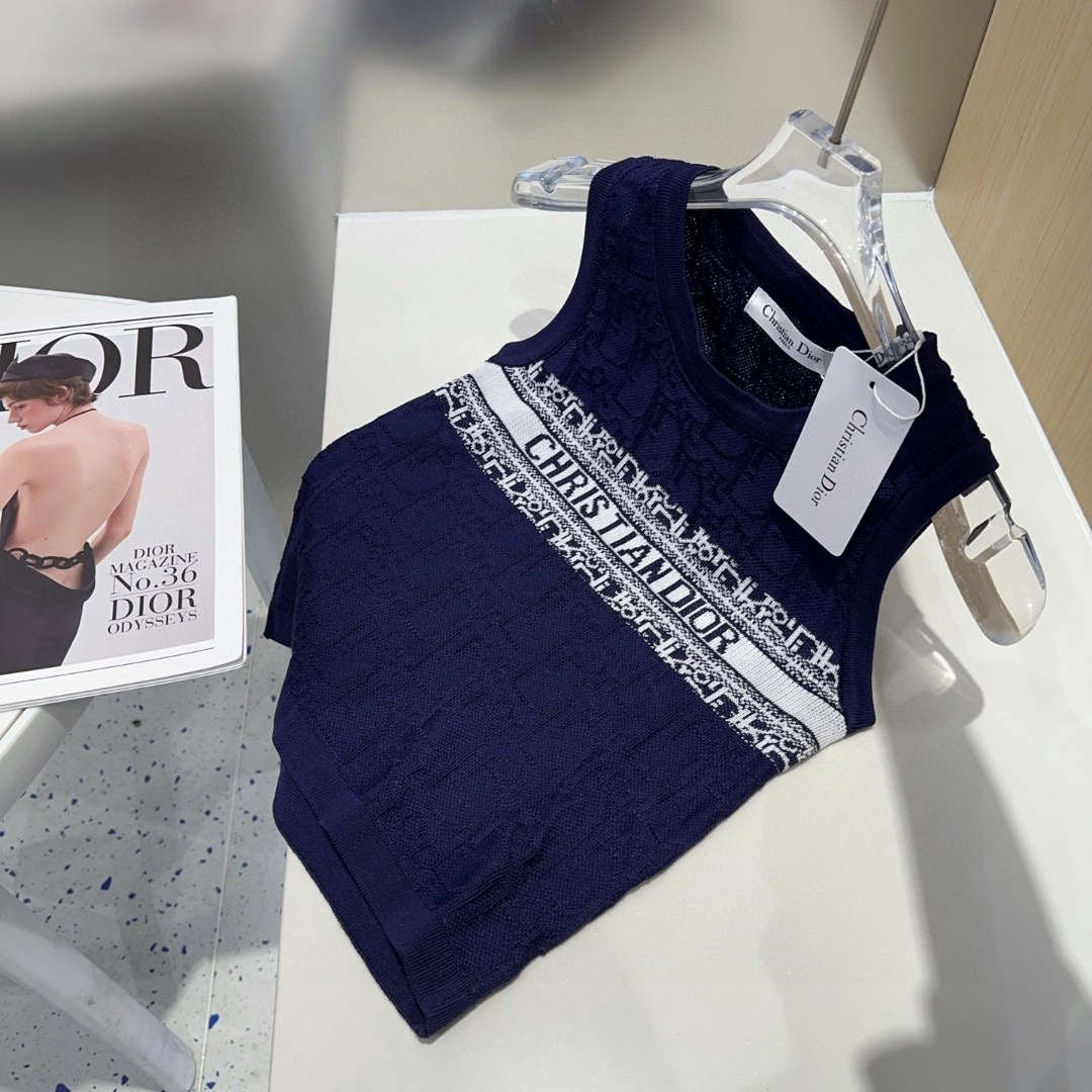 迪奥背心，搭外套单穿超🔥爆均码