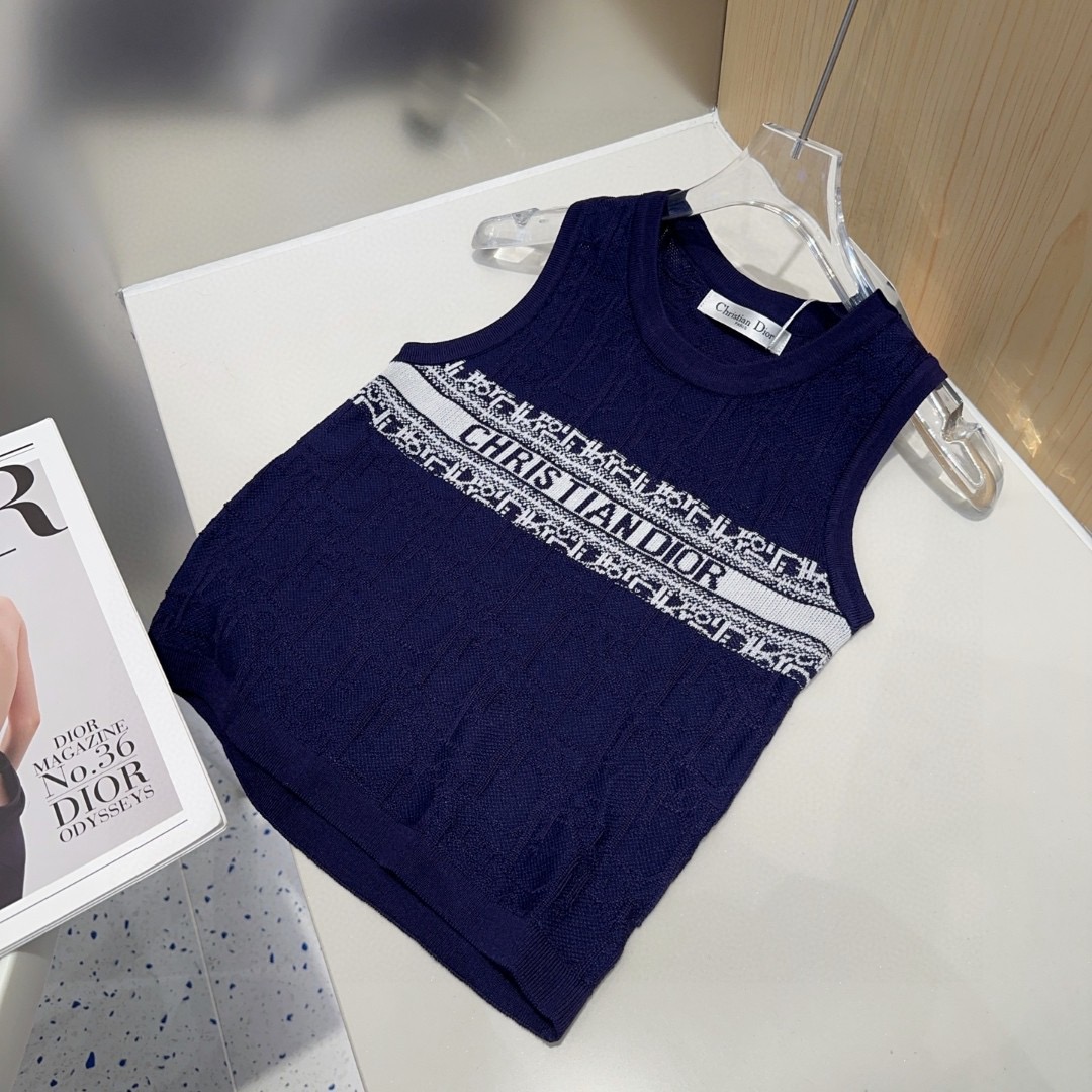 迪奥背心，搭外套单穿超🔥爆均码