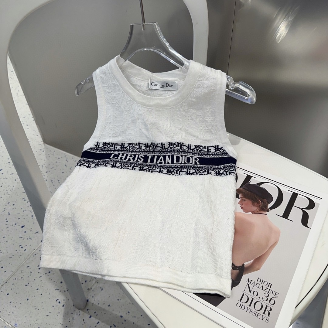 迪奥背心，搭外套单穿超🔥爆均码