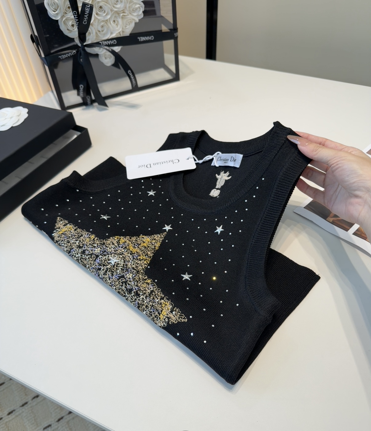 香奈儿泳衣，上身显瘦而且好看！穿着很洋气😍SML