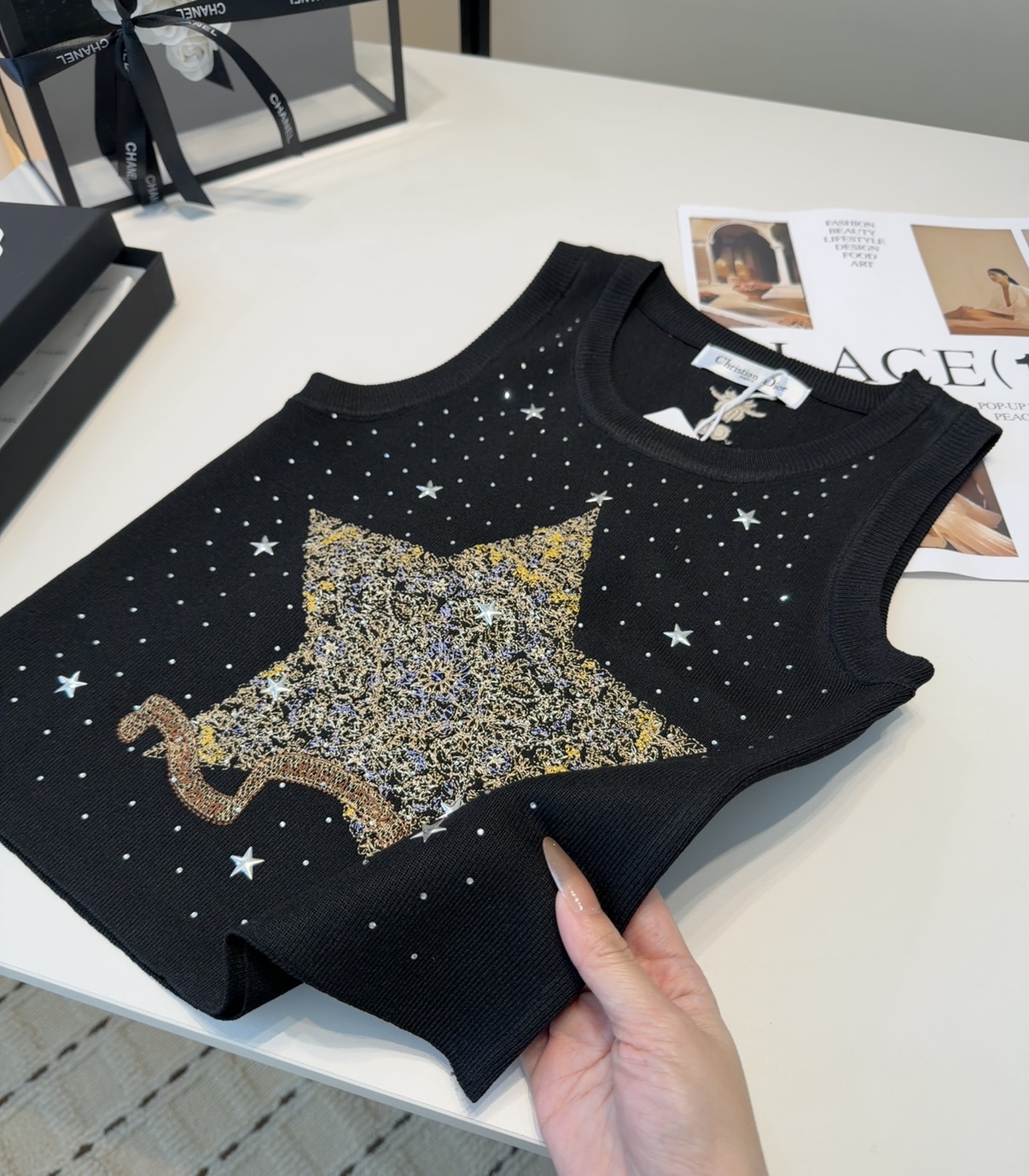 香奈儿泳衣，上身显瘦而且好看！穿着很洋气😍SML