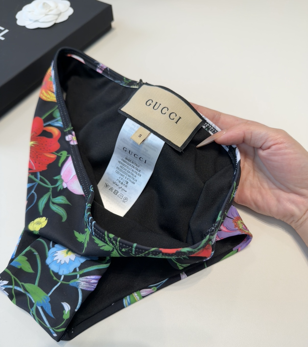 古奇泳衣，上身显瘦而且好看！穿着很洋气😍SML