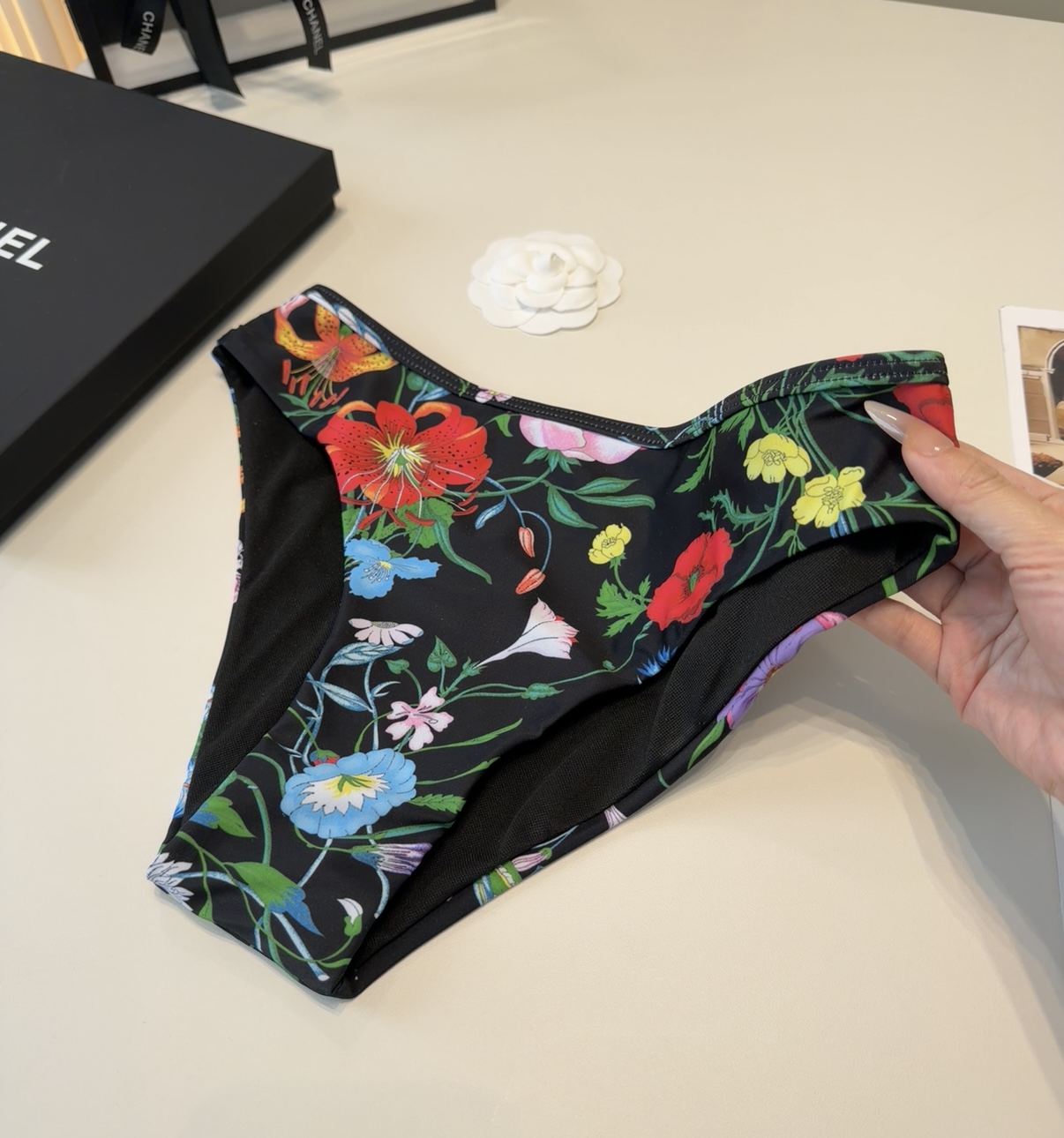 古奇泳衣，上身显瘦而且好看！穿着很洋气😍SML