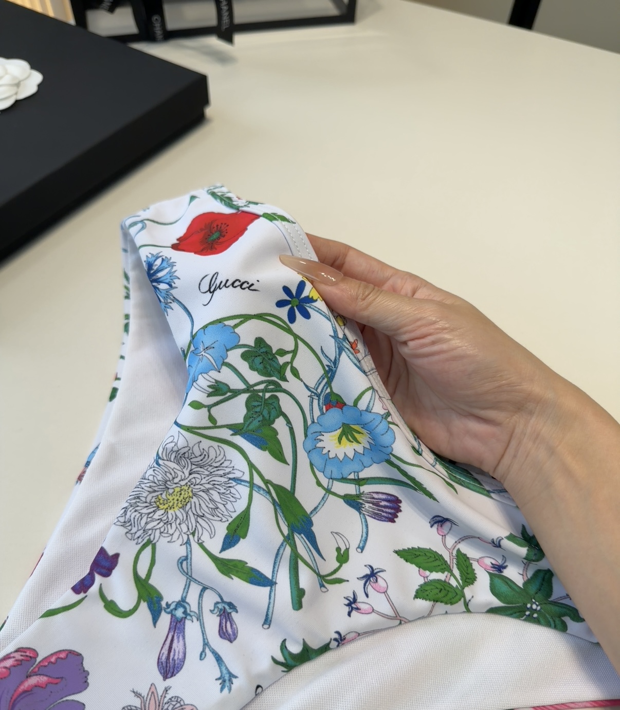 古奇泳衣，上身显瘦而且好看！穿着很洋气😍SML