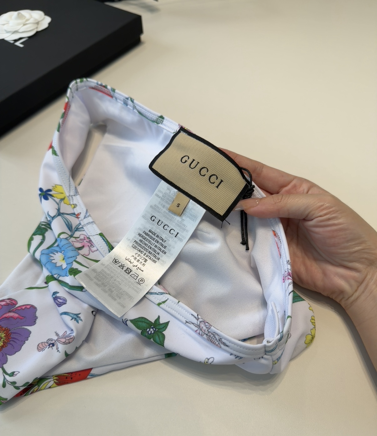 古奇泳衣，上身显瘦而且好看！穿着很洋气😍SML