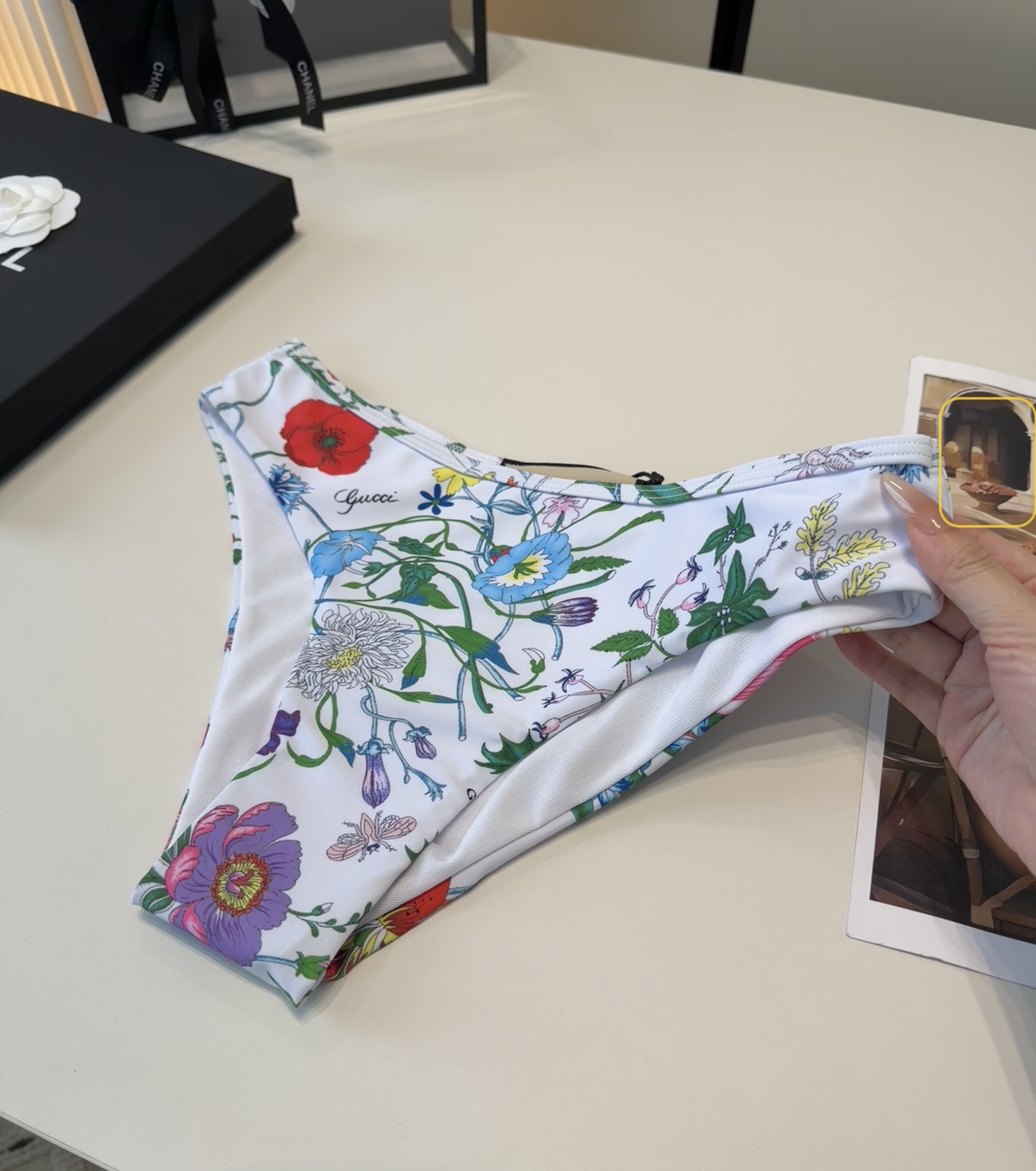 古奇泳衣，上身显瘦而且好看！穿着很洋气😍SML