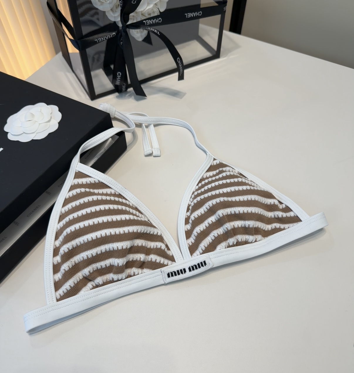 Miumiu泳衣，上身显瘦而且好看！穿着很洋气😍SML