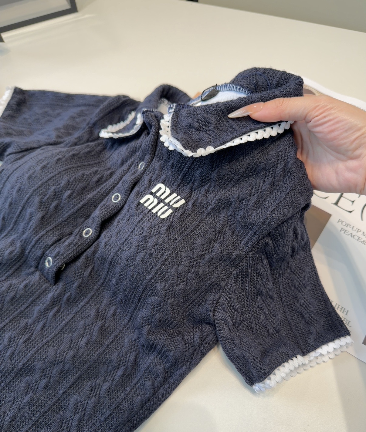 Miumiu泳衣，实物实在太美了！拍不出来它的美😍谁穿谁美！很值得入手✋ SML