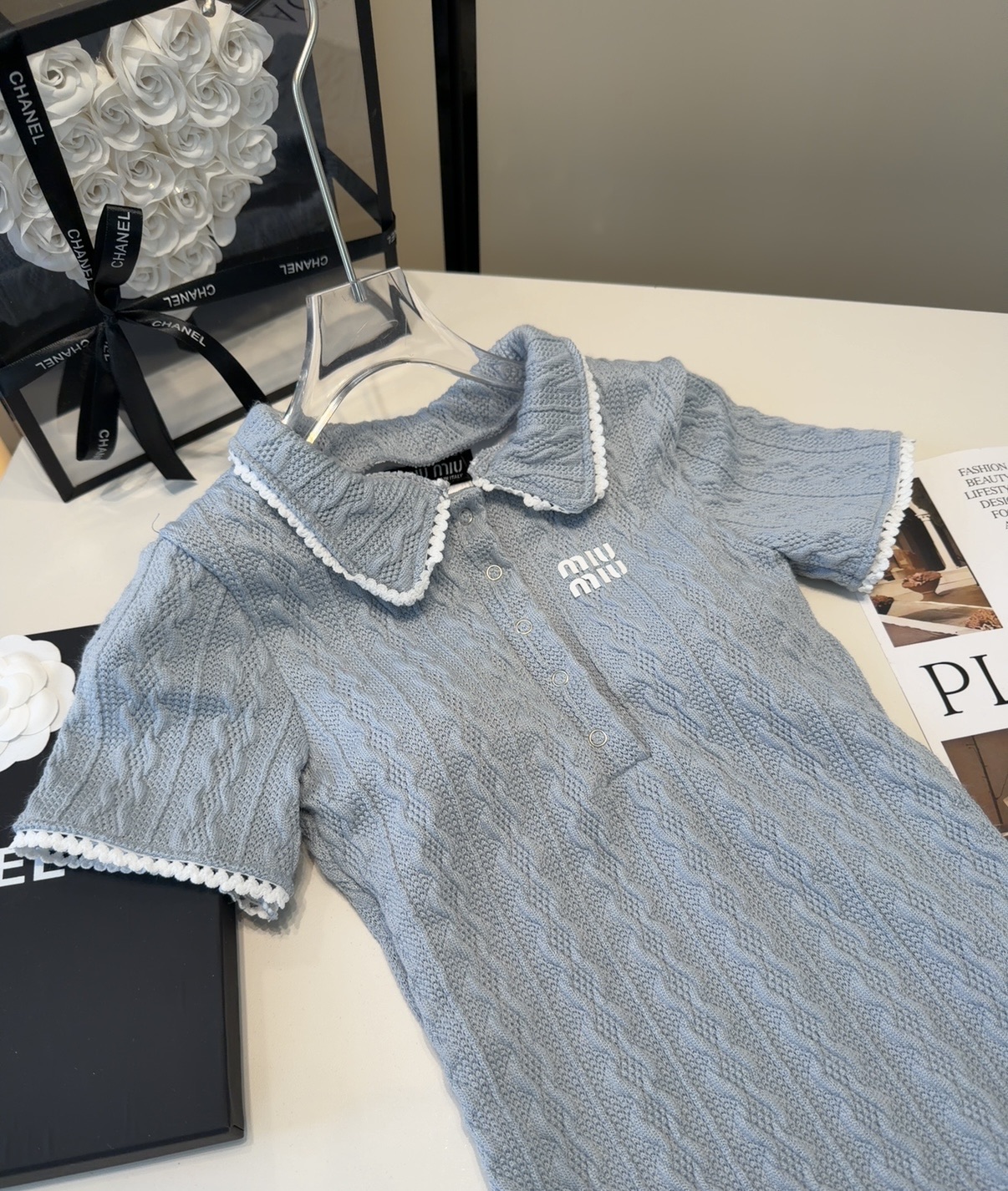 Miumiu泳衣，实物实在太美了！拍不出来它的美😍谁穿谁美！很值得入手✋ SML