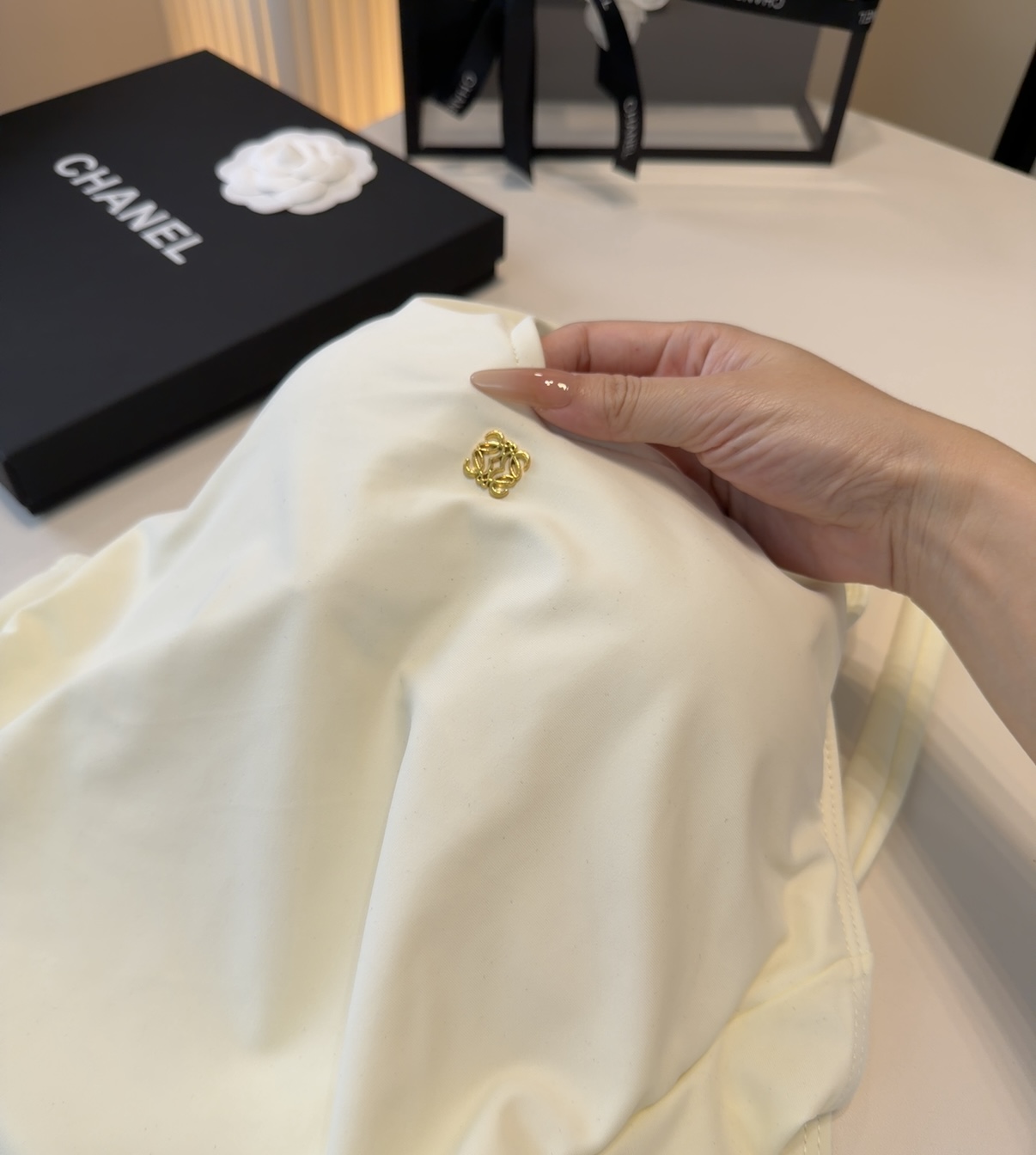 罗意威泳衣，实物实在太美了！拍不出来它的美😍谁穿谁美！很值得入手✋ SML