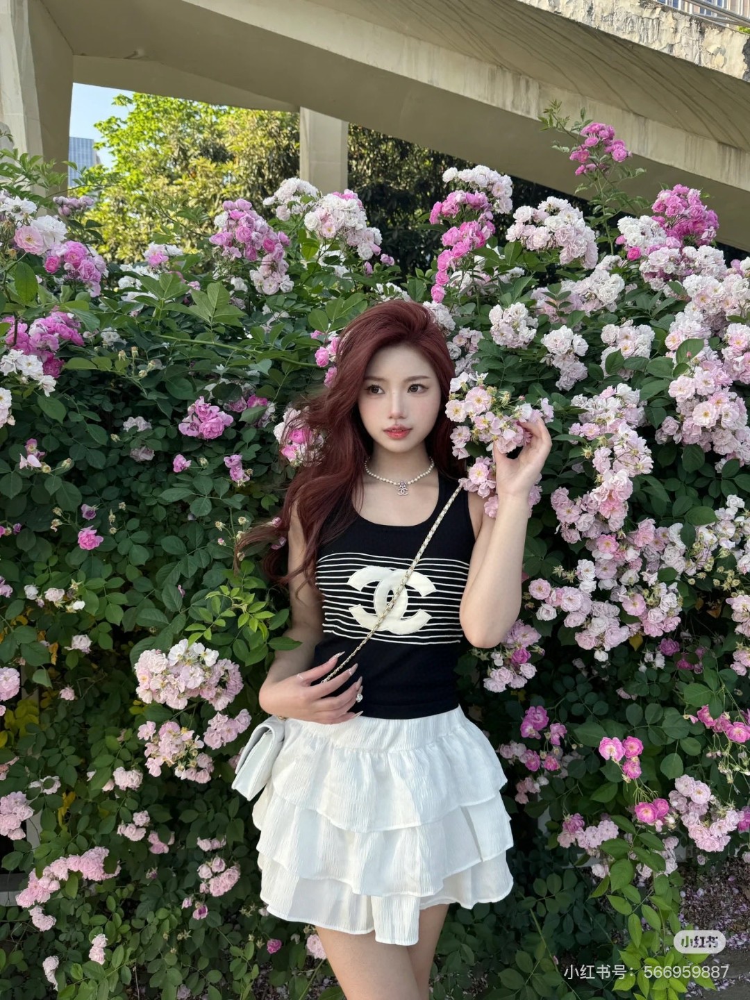香奈儿小背心，搭外套单穿超。爆均码