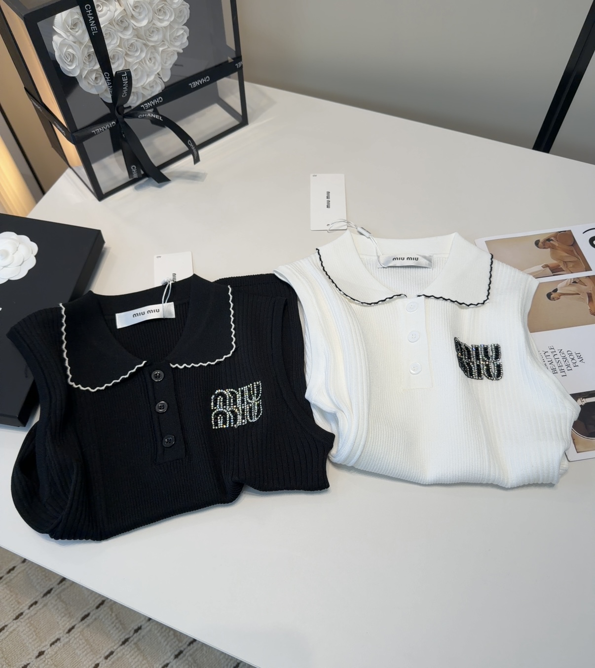 Miumiu背心，搭外套单穿超。爆均码