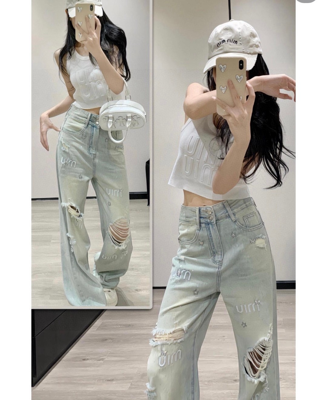 miumiu背心，搭外套单穿超。爆均码