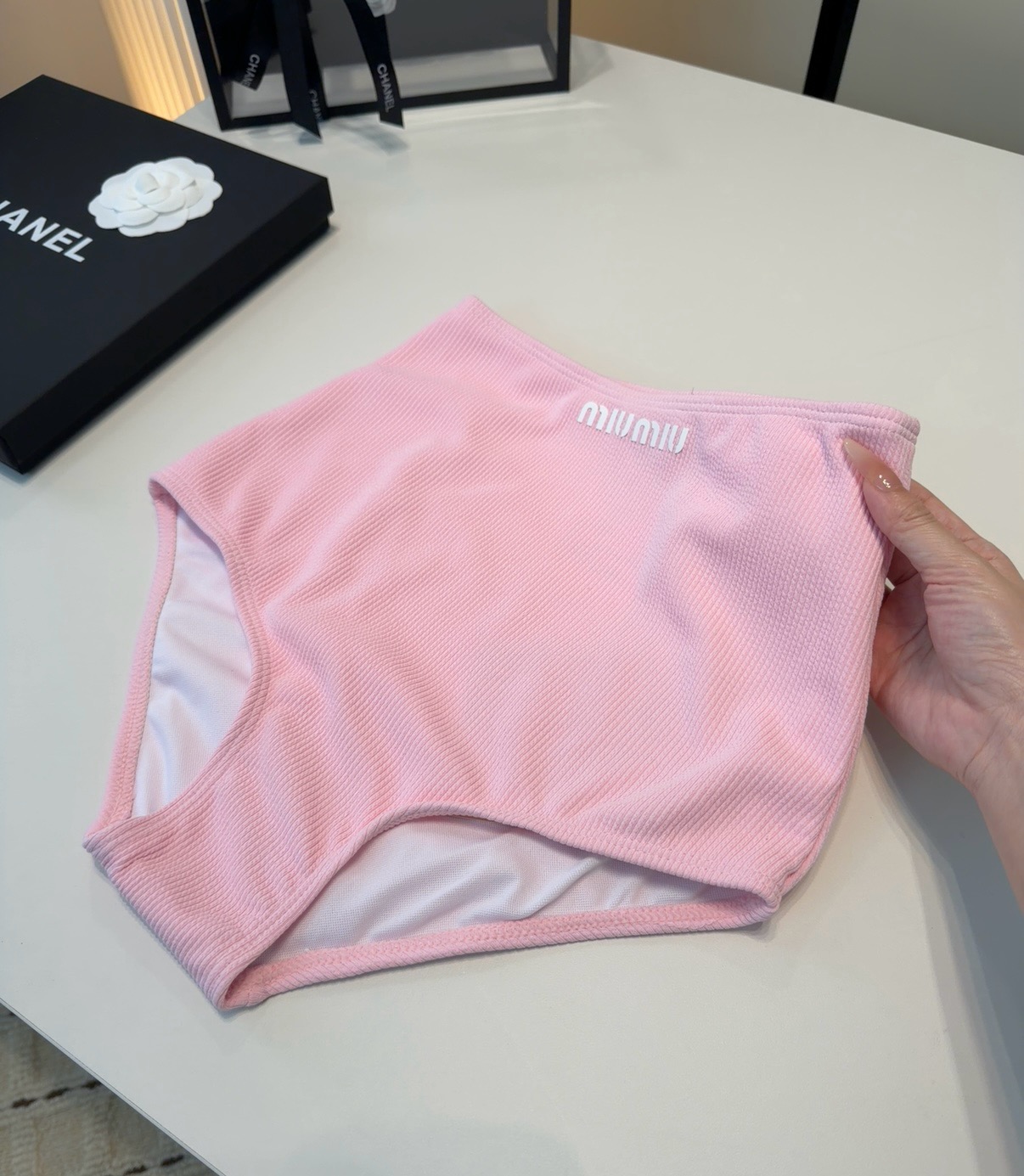 Miumiu泳衣，上身显瘦而且好看！穿着很洋气😍SML