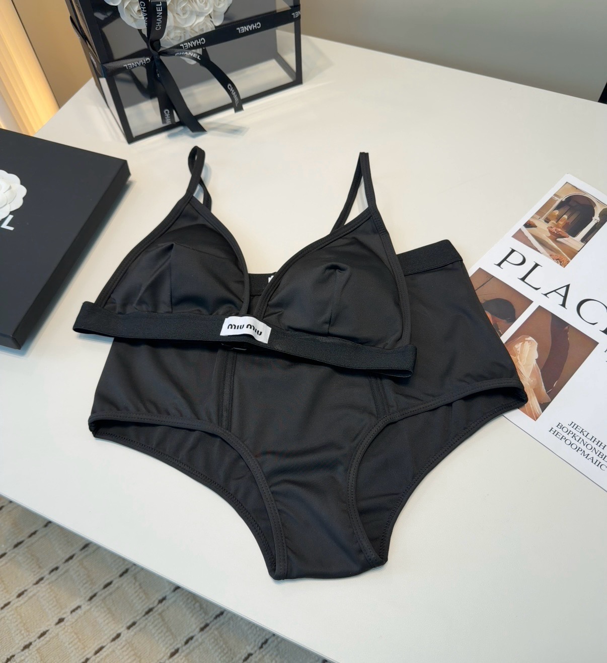 Miumiu泳衣，上身显瘦而且好看！穿着很洋气😍SML