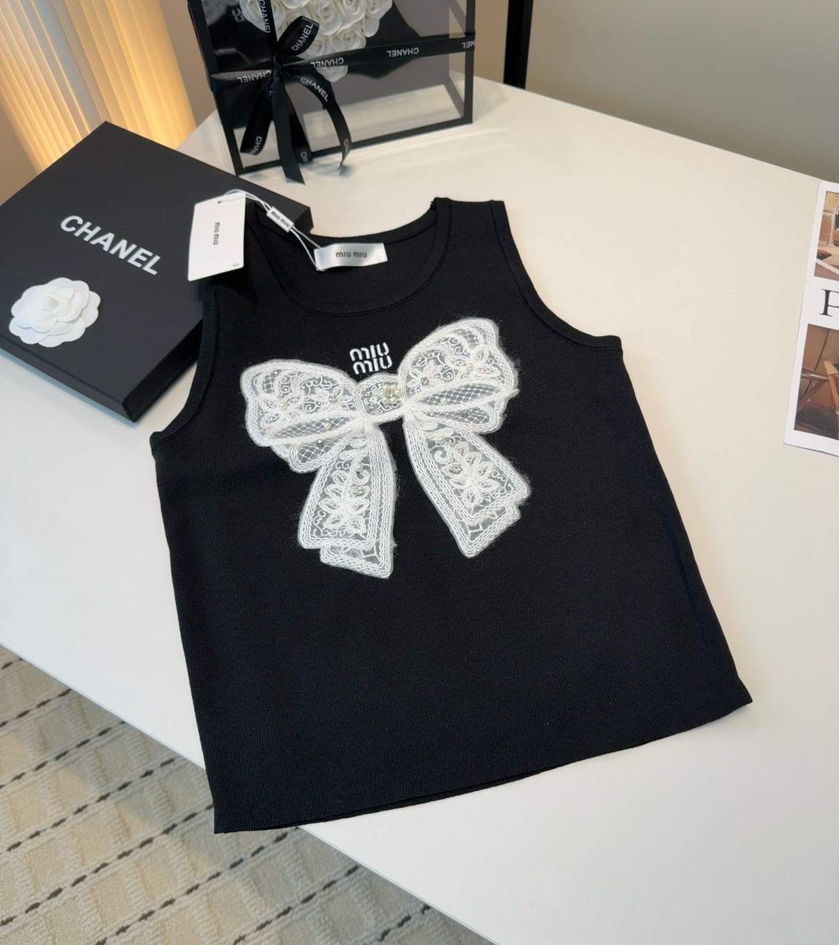 Miumiu背心，搭外套单穿超。爆均码