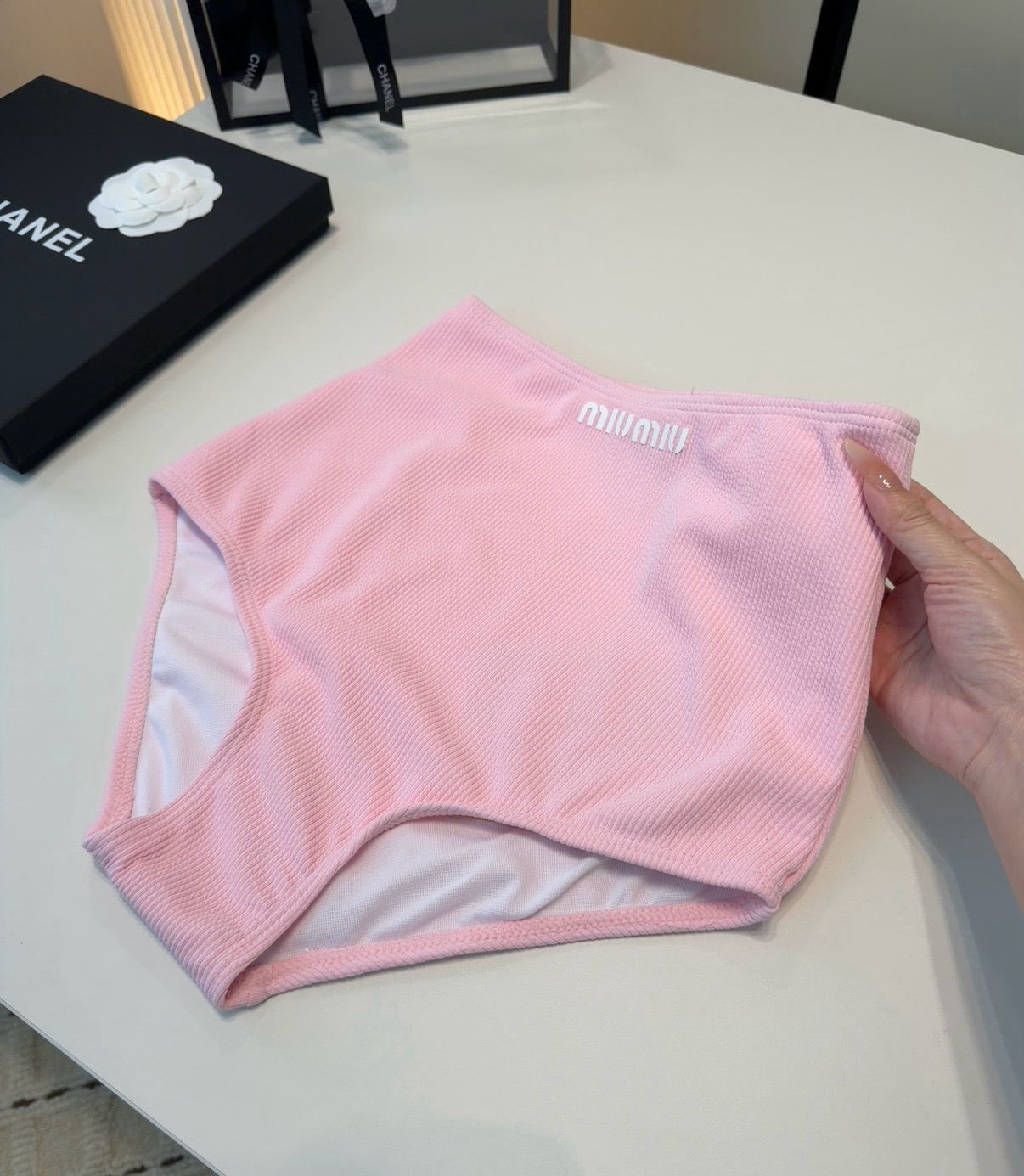 Miumiu泳衣，上身显瘦而且好看！穿着很洋气😍SML