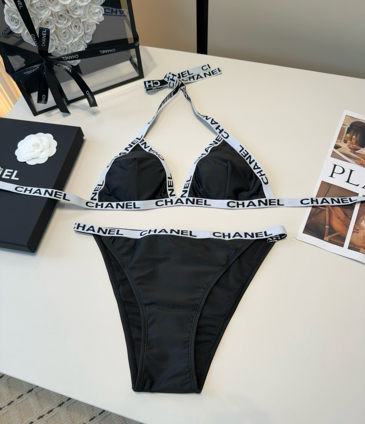 NO:942922,Chanel swimsuit, a must-have for fashionistas!  The real thing is super nice!  It’s great to take photos on vacation at the beach!  SML swimsuit, swim trunks, bikini, swimsuit, swimming trunks, bikini, chanel, swimsuits, bikinis19860909香奈儿泳衣,时尚潮人必备！实物超级好看！海边度假拍照超级好！SML泳衣泳裤比基尼,泳衣，泳裤，比基尼,chanel,swimsuits,bikinis,accessory