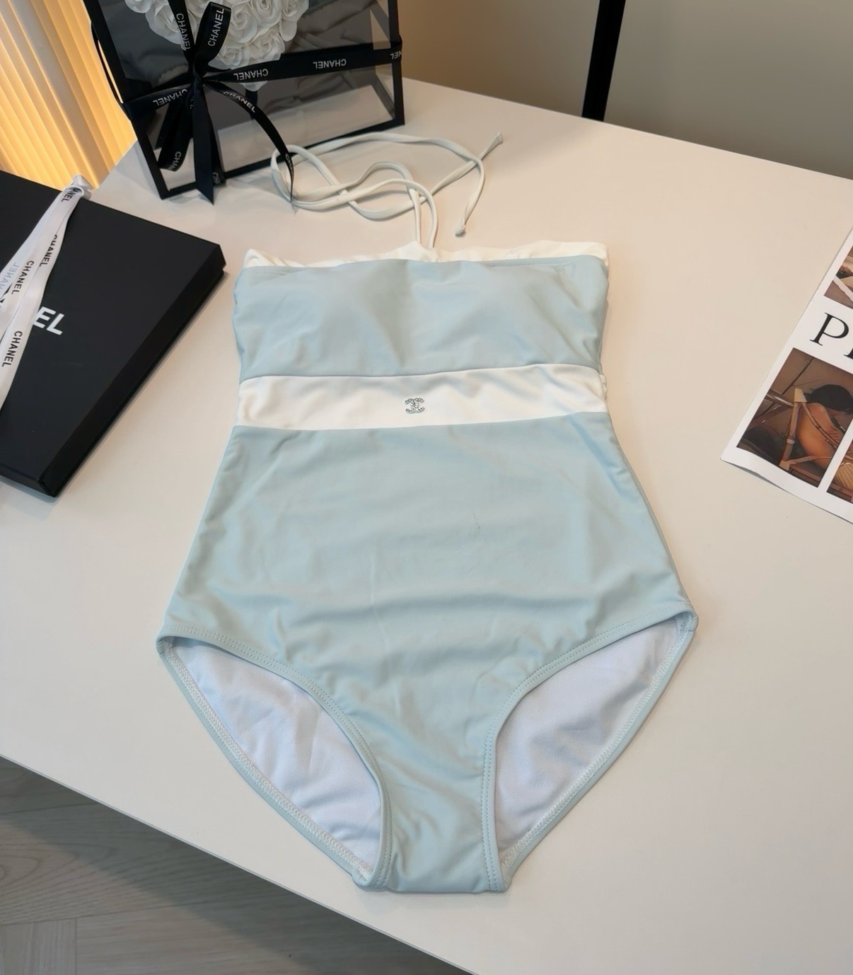 NO:943392,Chanel swimsuit, the upper body is slim and beautiful!  Wearing a very fashionable SML swimsuit, swimming trunks, bikini, swimsuit, swimming trunks, bikini, chanel, swimsuits, bikinis19860909香奈儿泳衣,上身显瘦而且好看！穿着很洋气SML泳衣泳裤比基尼,泳衣，泳裤，比基尼,chanel,swimsuits,bikinis,accessory